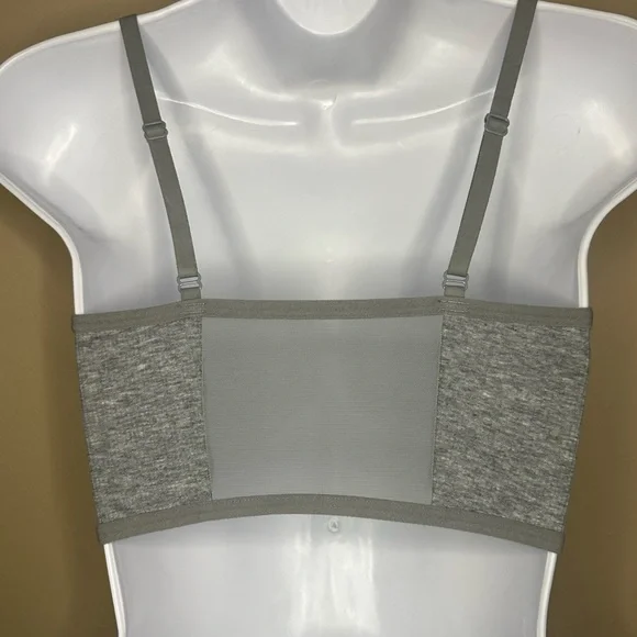 Colsie Grey Corset Top - Picture 2 of 3